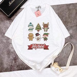 Cute White Xmas Unisex T-shirt